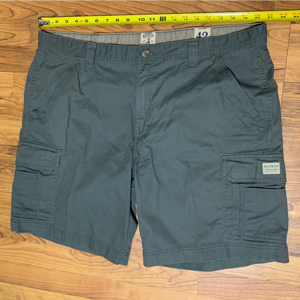 Red Head Brand Cargo Shorts Mens Sz 42 Olive Green Cotton redhead